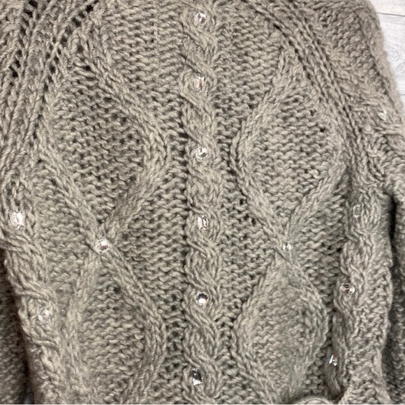 Victoria Secret Pink rhinestone wool cardigan - Picture 6 of 8